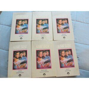 Star Trek The Original Series Collectors Edition VHS Set Of 6 Episodes